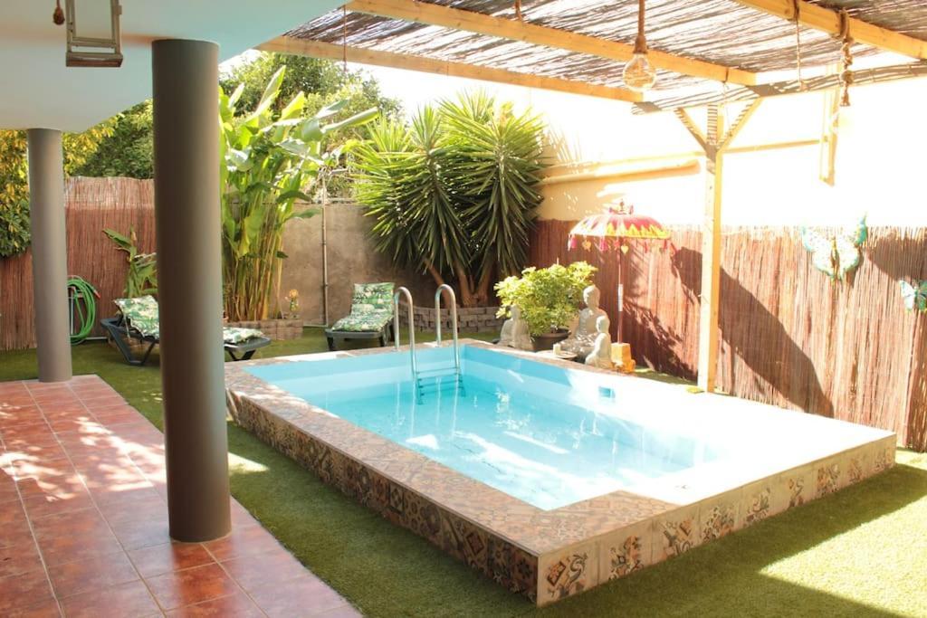 Villa Casa Con Piscina En El Centro Los Llanos De Aridane Exterior foto