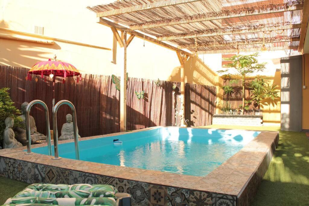 Villa Casa Con Piscina En El Centro Los Llanos De Aridane Exterior foto